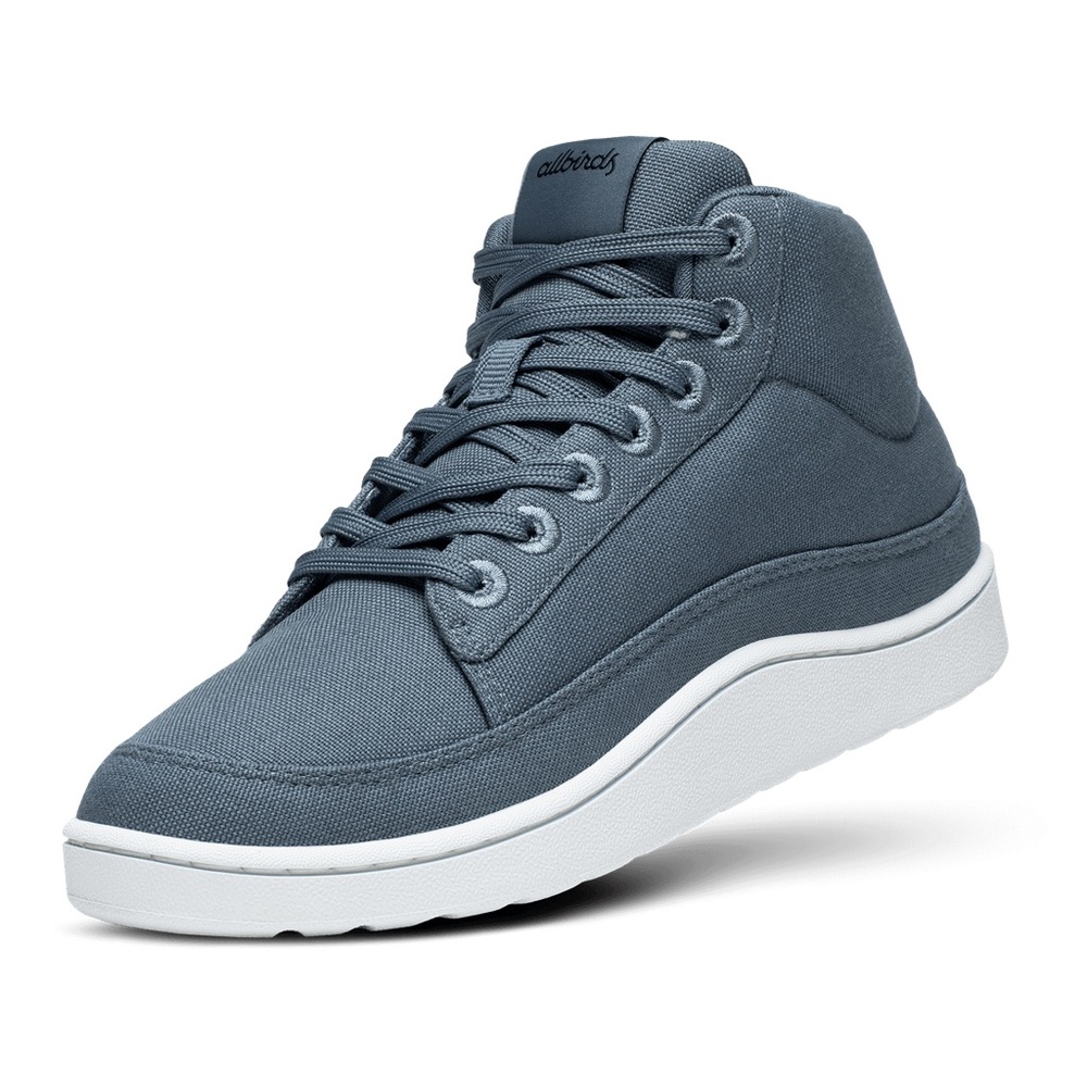 Allbirds Canvas Pacer Mids - Calm Teal/Blizzard Sole - Size 8 - Brand New